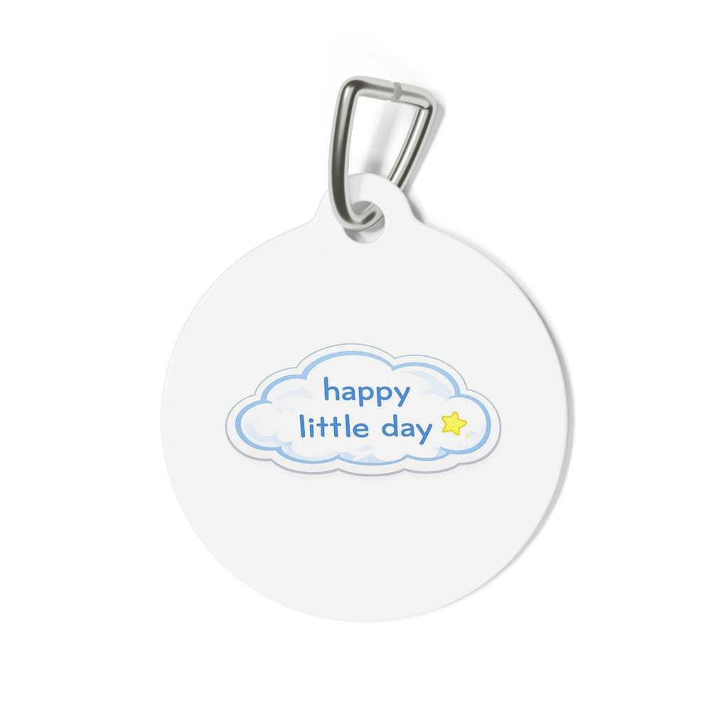 Kawaii Little Dino Pet Tag — Cute 'Little Dino' ID Collar Charm